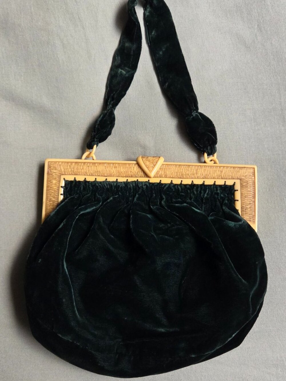 1920s Green Purse